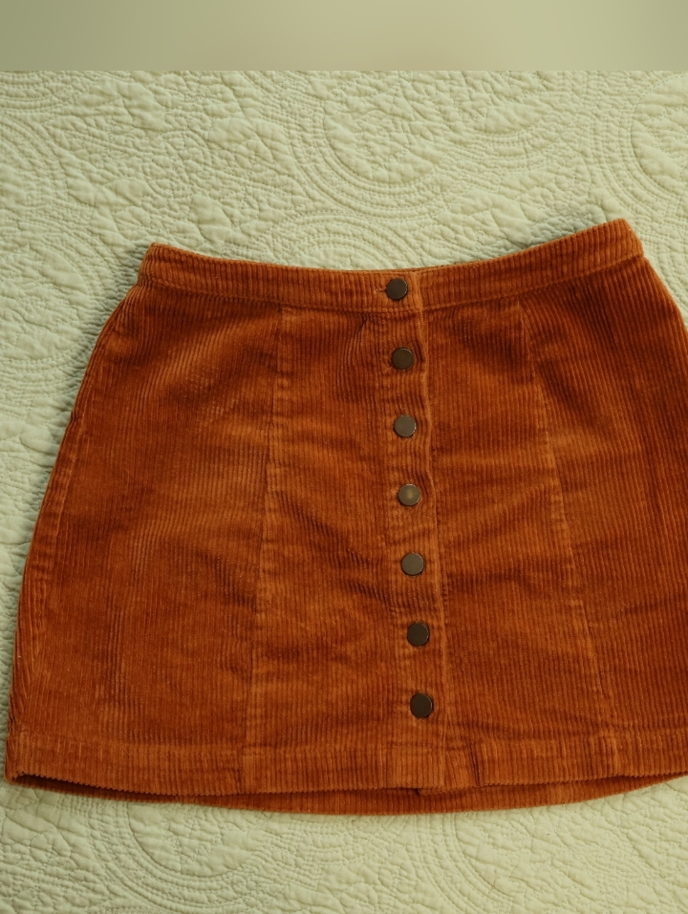 Corduroy Mini Skirt